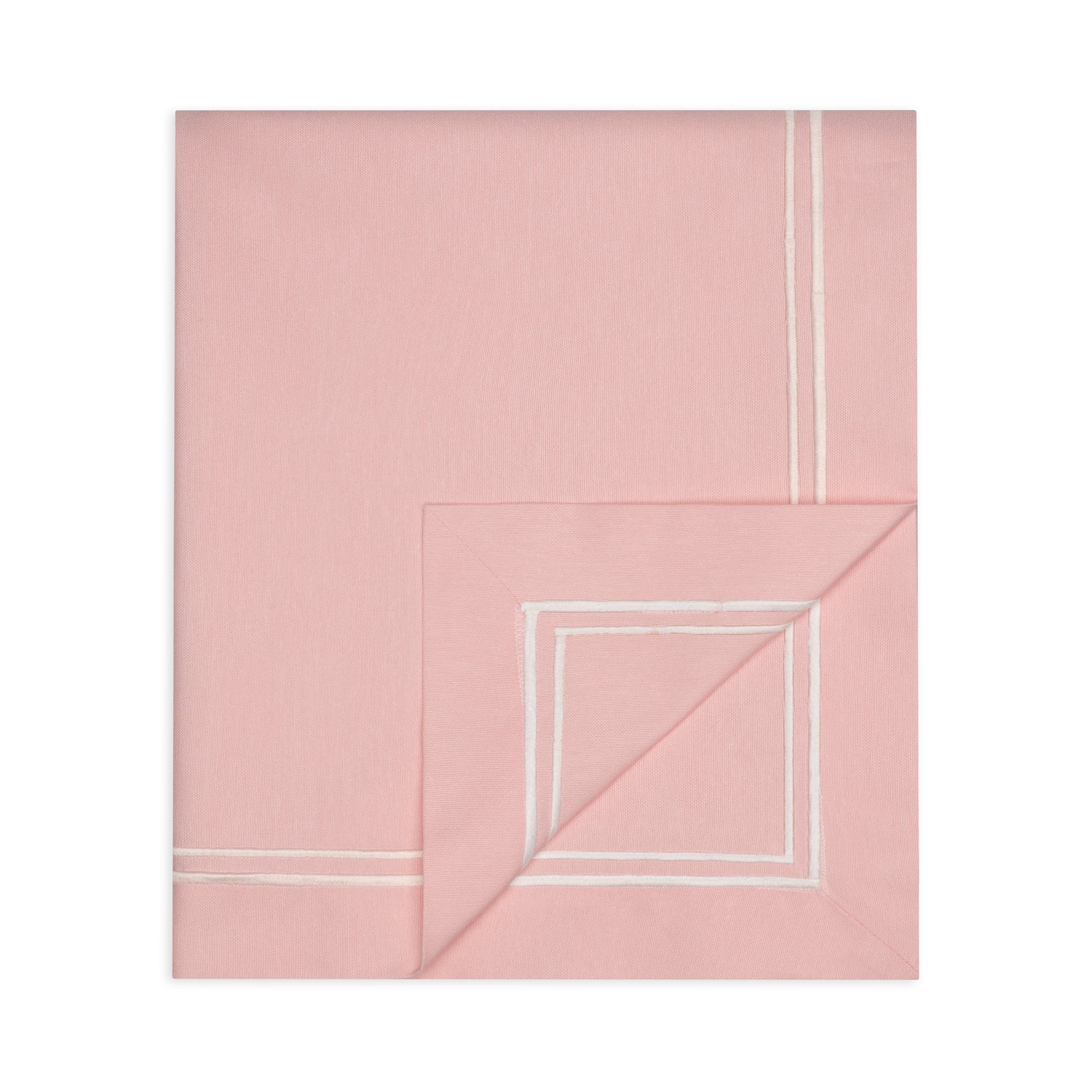 Mae Tablecloth | Light pink with white border | per piece