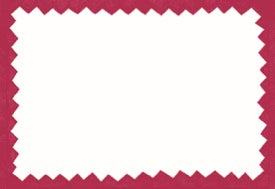 Spring Name Card | Red - set of 8