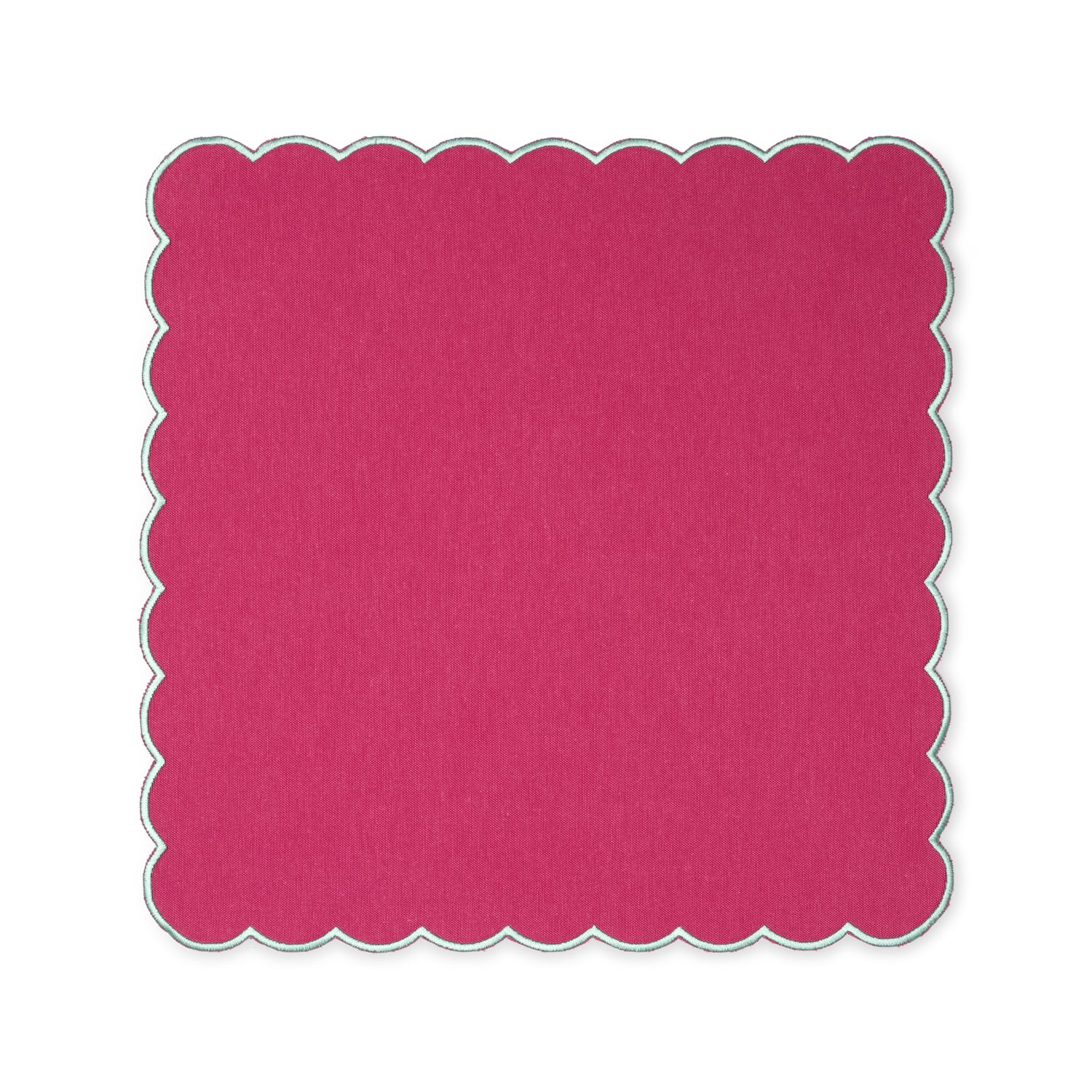 Charlie Napkin | Pink with limegreen - set of 2