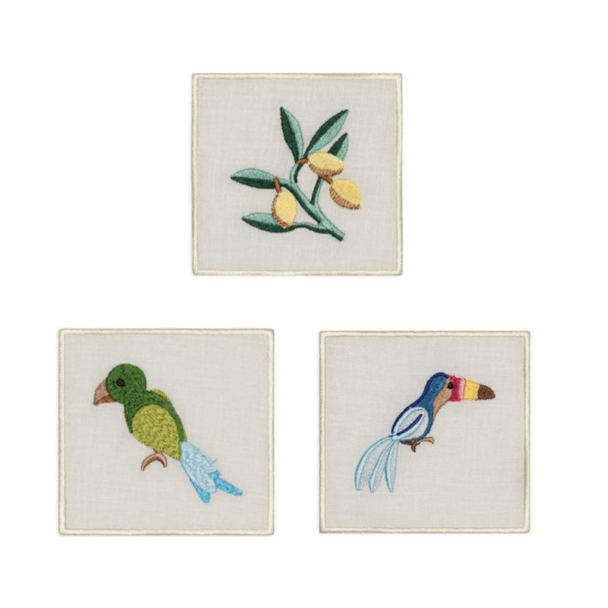 Spring Cocktail napkins | set of 3