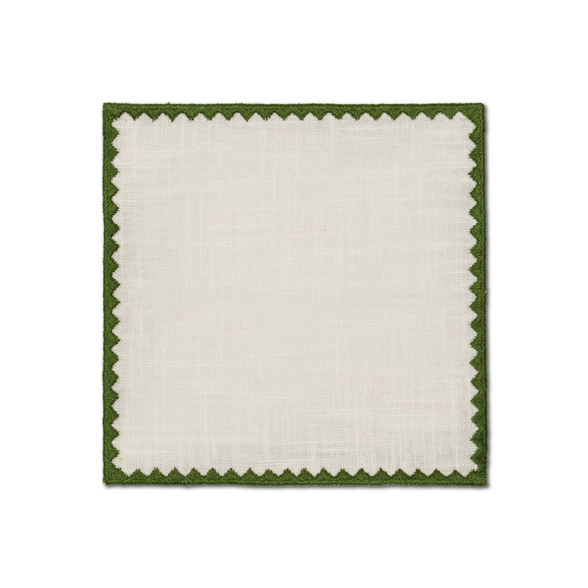 Ziggy Cocktail Napkin | Dark Green - set of 2