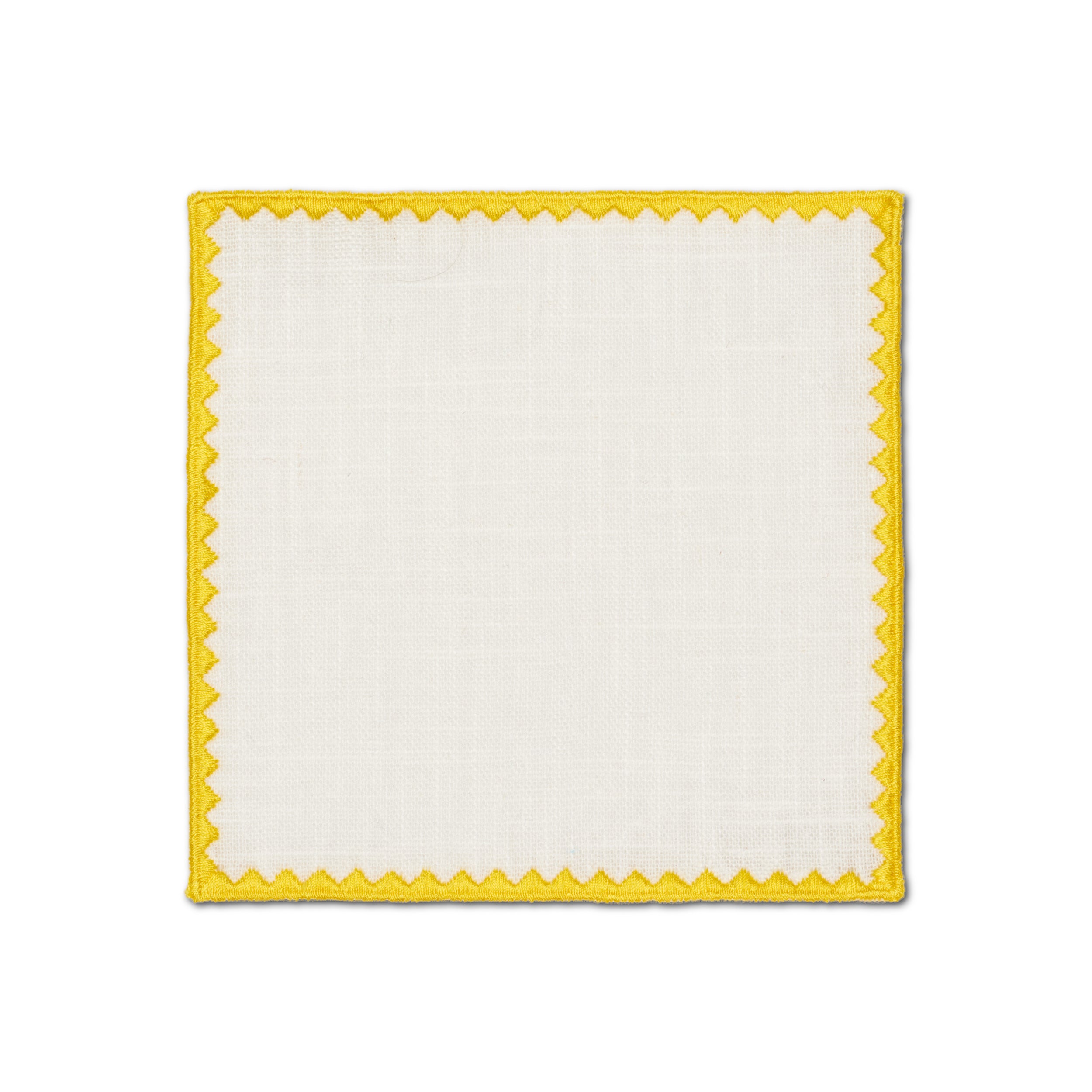 Ziggy Cocktail Napkin | Yellow - set of 2