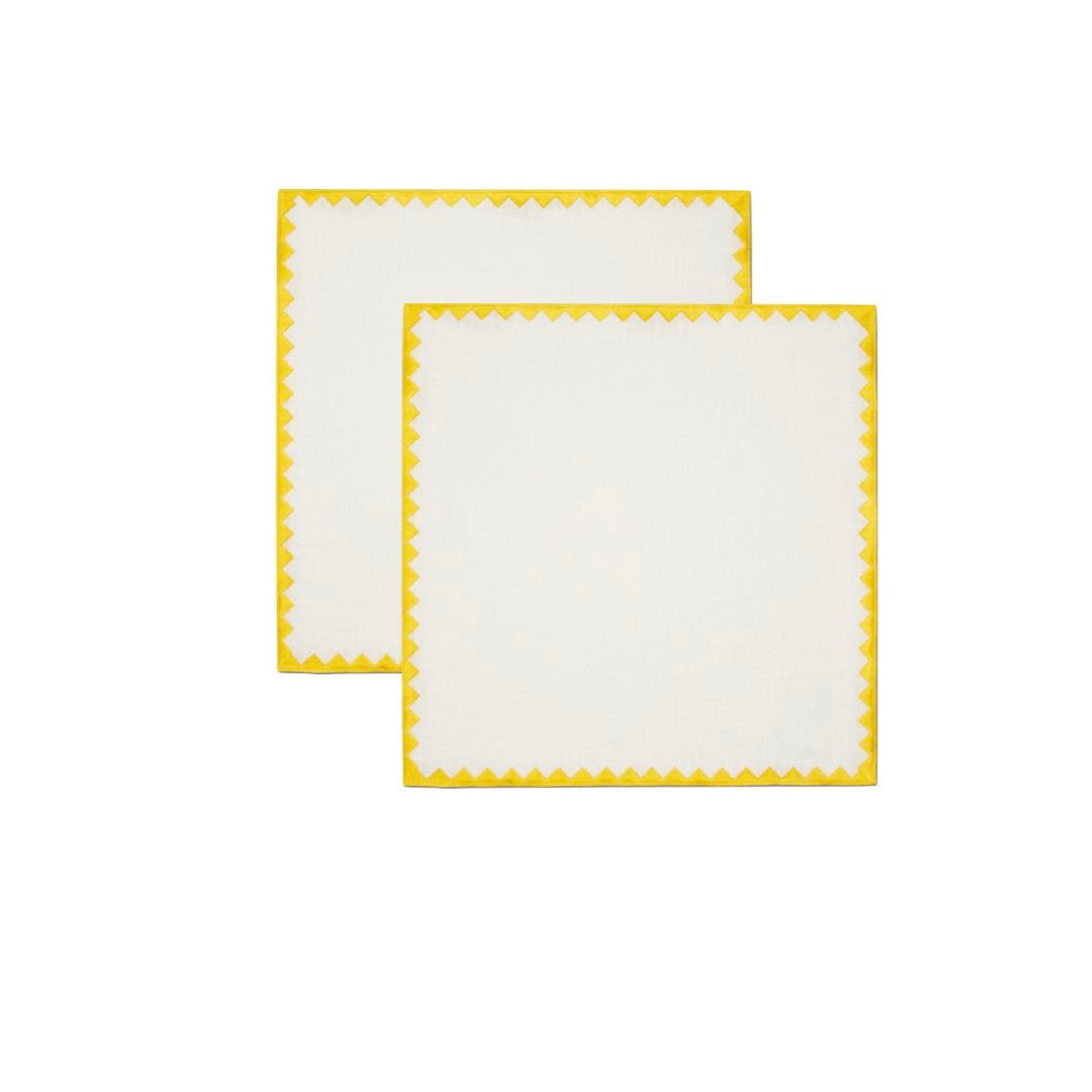 Ziggy Napkin | Yellow - set of 2