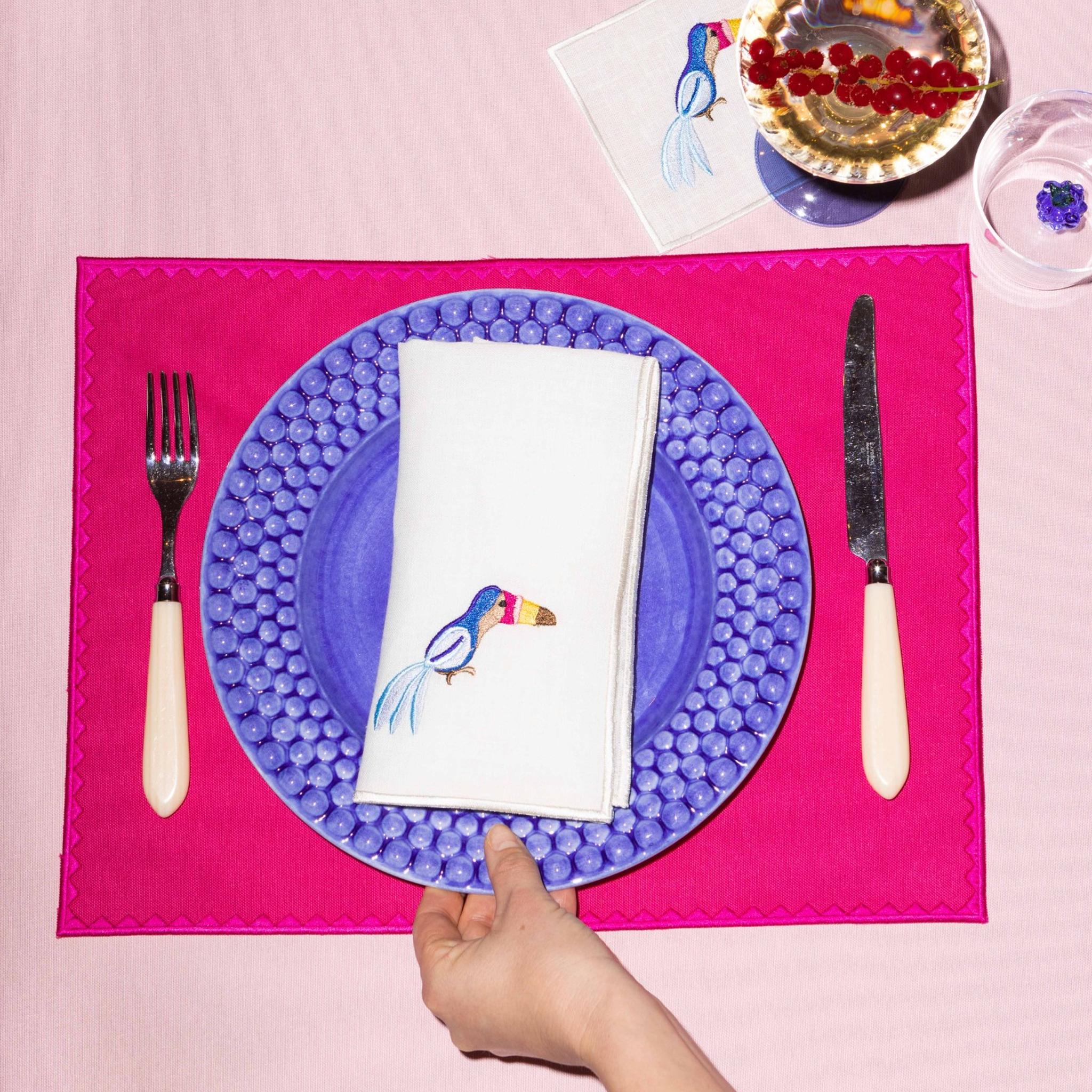Ziggy Placemat | pink - set of 2
