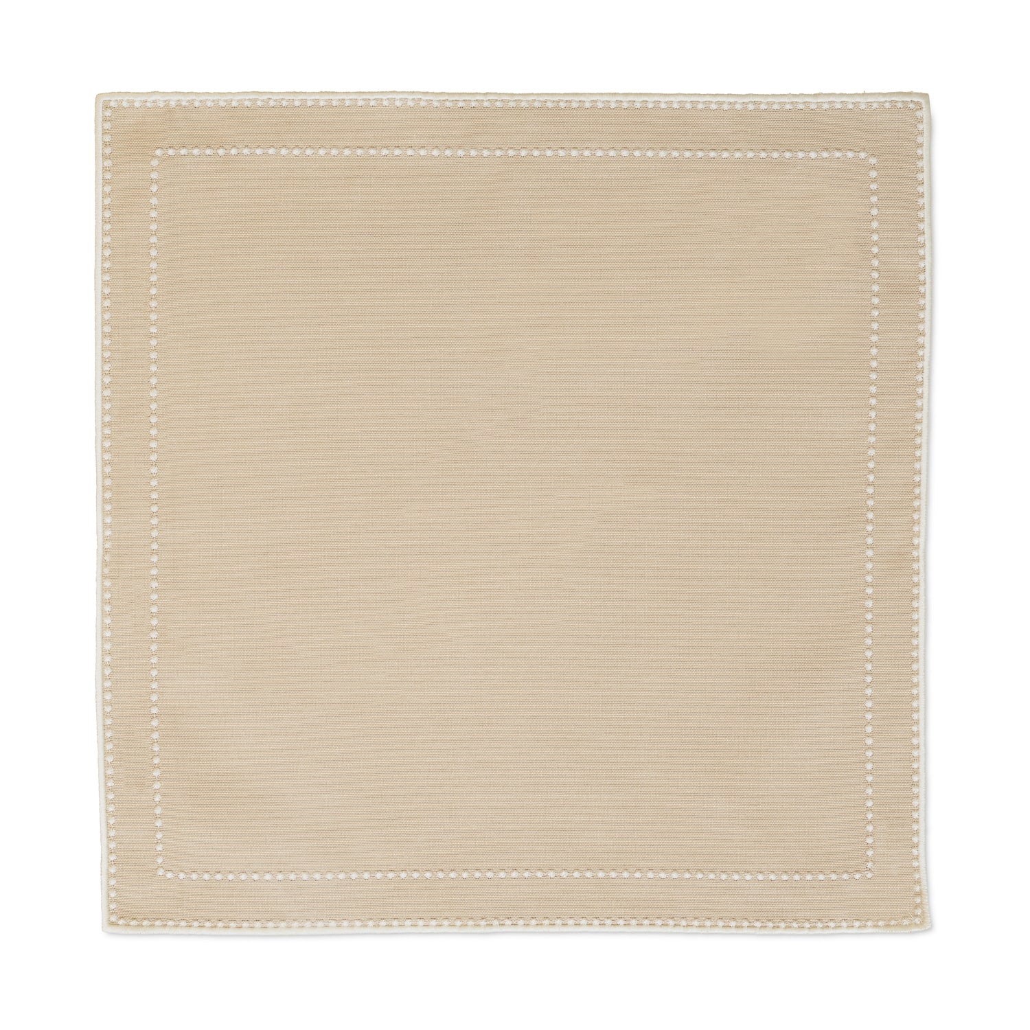 PEARL NAPKIN | CHAMPAGNE BEIGE WITH WHITE - SET OF 4