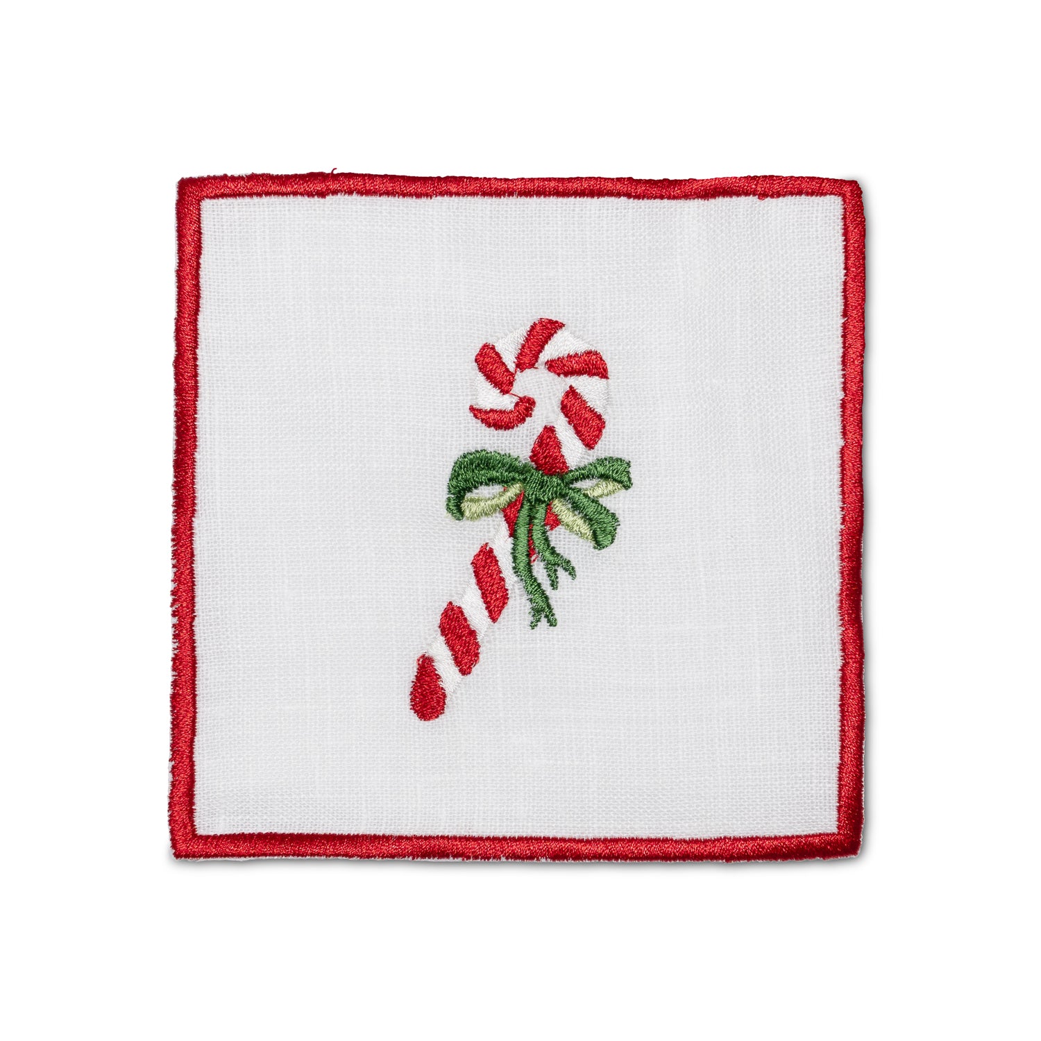 CHRISTMAS COCKTAIL NAPKIN - CANDY CANE - 1 PIECE