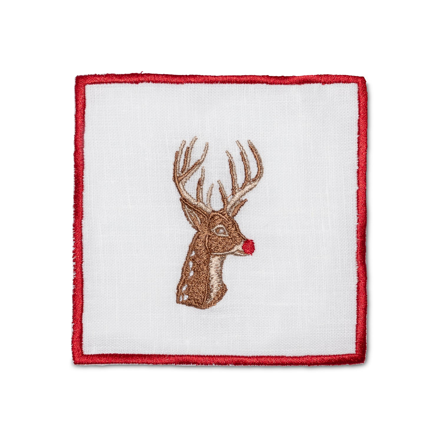 CHRISTMAS COCKTAIL NAPKIN - REINDEER - 1 PIECE