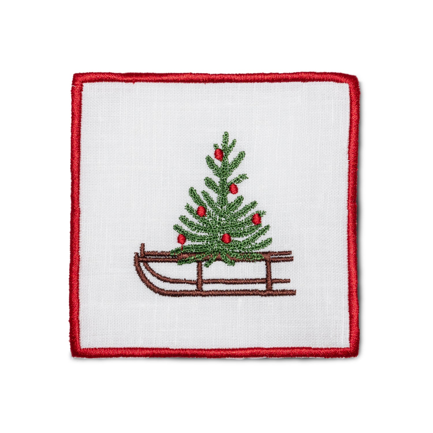 CHRISTMAS COCKTAIL NAPKIN - TREE  - 1 PIECE