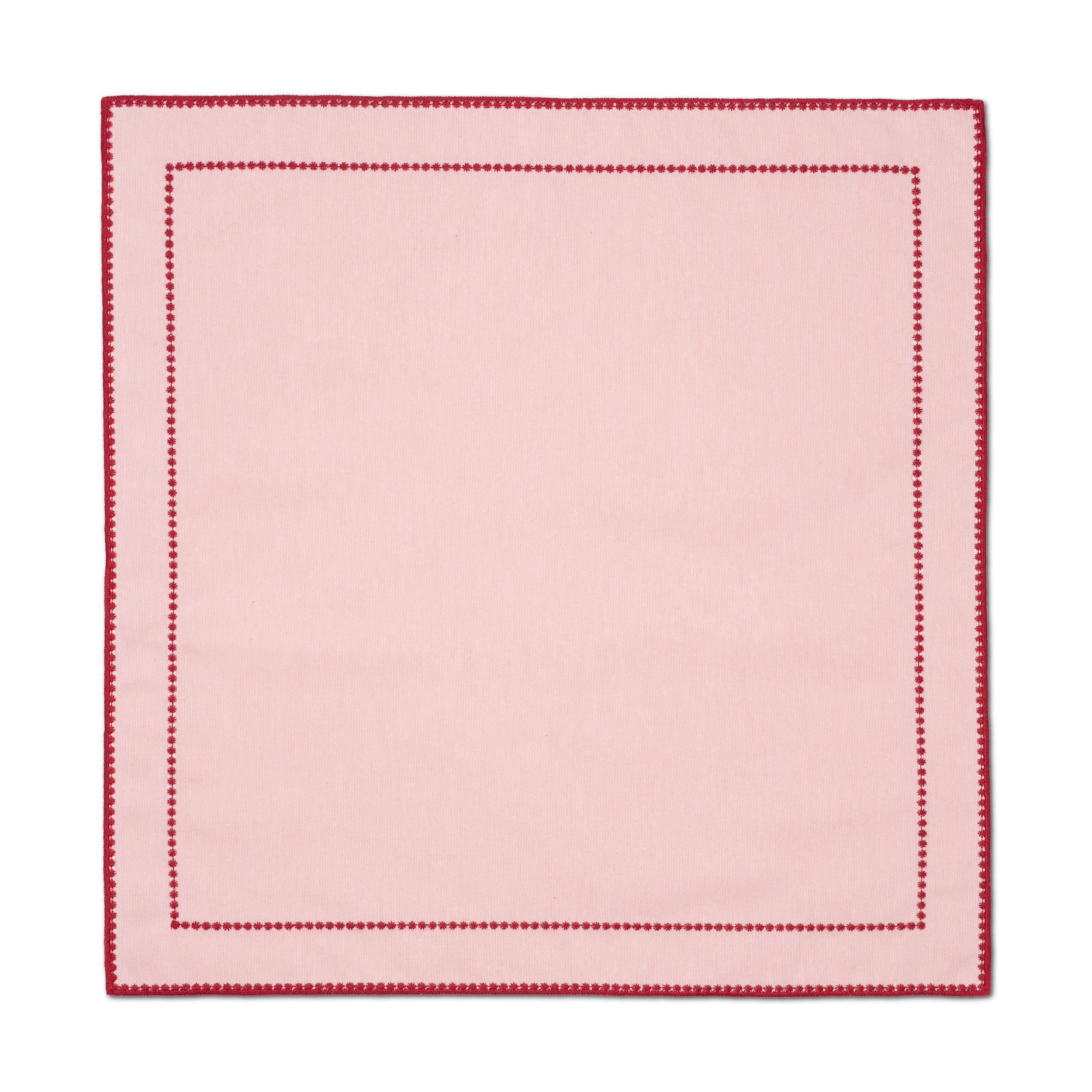 White Pearl Napkin | Pink Red - set of 4